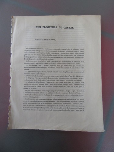 Document original 1848 - original, aux