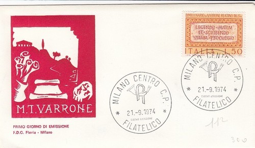 1974 fdc flavia milano - fdc,