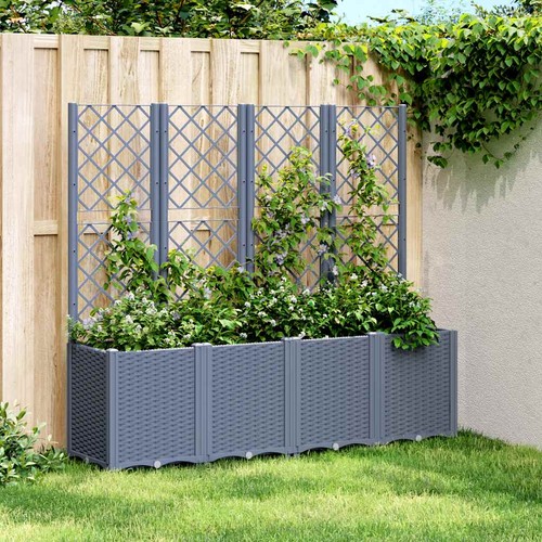Jardinière avec treillis - treillis, pot