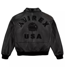 Veste de style vol en cuir de