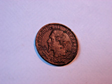 FRANCE. RARE. 1 CENTIME NAPOLEON III.  1856.W.LILLE.