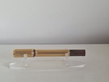 Waranted - Safety en métal plaqué or et Ebonite Ripple stylo à plume