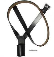 Croix Ceinture, Drapeau Porteur, Ceinture Support, Noir Gauche Épaule R1827