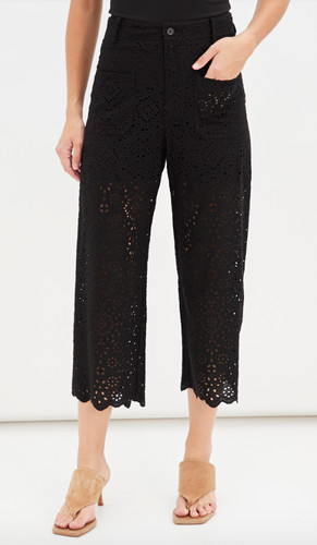 élégant pantacourt zara - zara, en