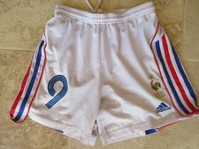 Short équipe de FRANCE Marinette PICHON n°9 ADIDAS vintage FFF football 36