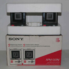 Paire d'enceintes amplifiées vintage Sony APM-007AV 