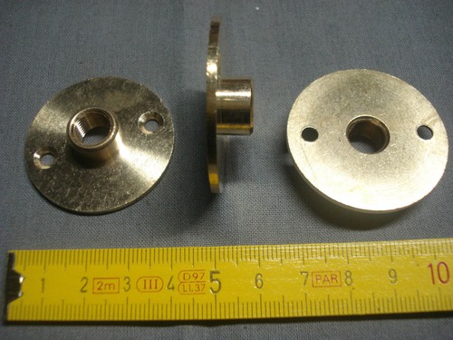 Raccord plaque laiton - plaque,