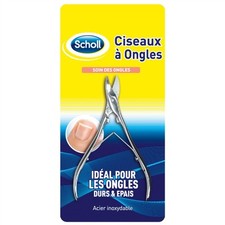 [10058005] SCHOLL Ciseaux à Ongles de pieds Coupe Nette et Précise 11 cm