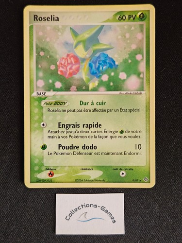 Carte pokémon roselia - carte,