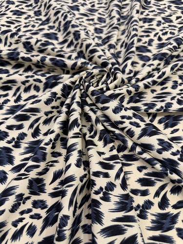 Tissu crêpe léopard 90g - crêpe,