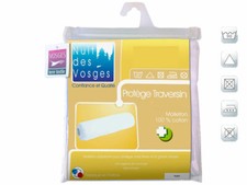 Protège traversin absorbant coton aubin 90 cm