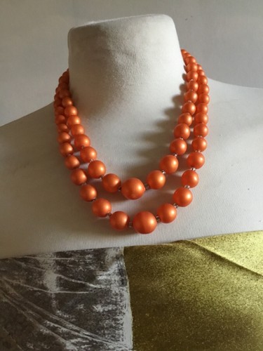 Collier double rangs vintage - collier,