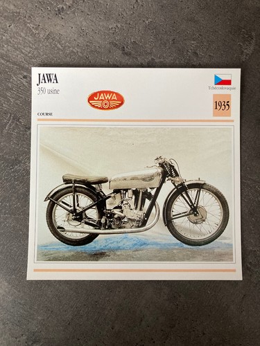 Carte fiche moto collection - carte,