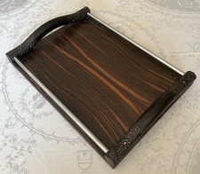 Plateau Art-Déco Ébène