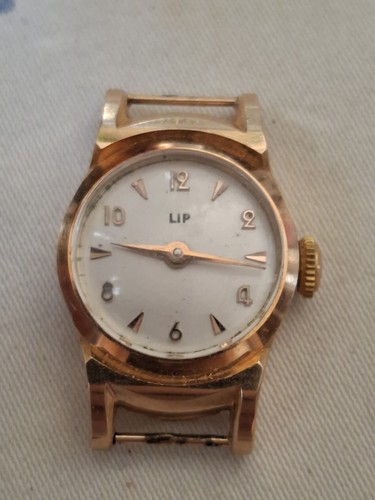 Montre lip 18k - or,