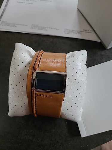 Montre diesel bracelet cuir - montre,