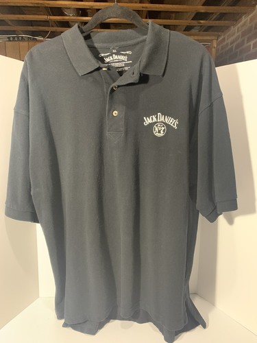 Jack daniels black polo shirt - black,