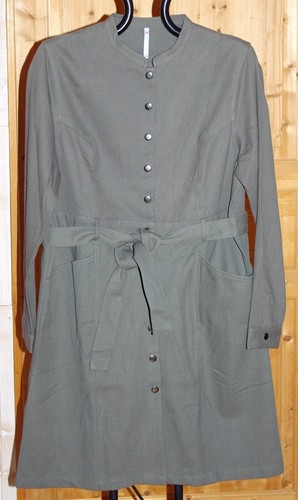 Robe chemise pressionnée - robe-chemise,