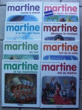 Lot de 8 livres MARTINE