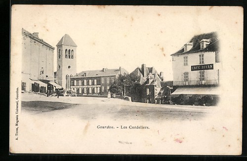 Cpa gourdon les cordeliers - cordeliers,