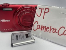 N MINT Nikon COOLPIX S6800 Compact Digital Camera red 2266