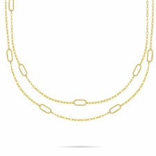 Collier Long Femme Plaqué Or