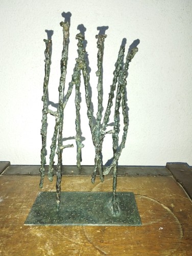 Sculpture bronze louis cane - louis,