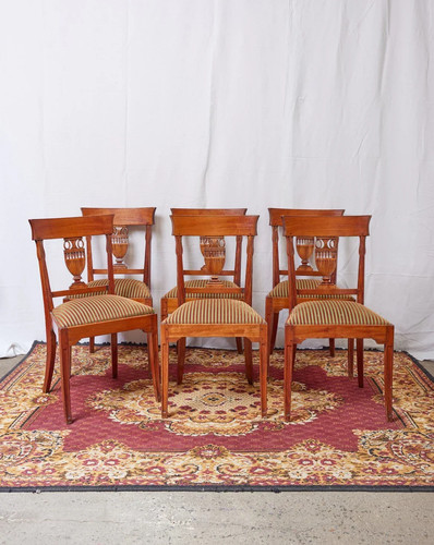 Claude lot 6 chaises - le, en