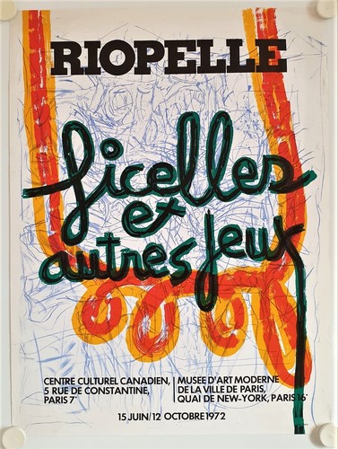 Affiche riopelle 1972 - affiche,