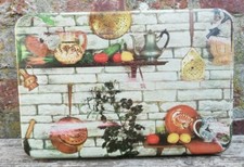 Rare Boîte en métal vintage collection collection déco champêtre 