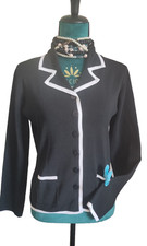 veste gilet marque 123 noir liserés blanc taille 42 / 44 semble neuf