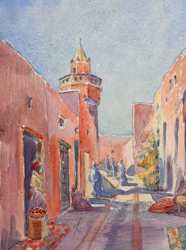 Ancienne aquarelle - ancienne,