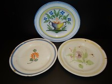 3 Assiettes à Décor de