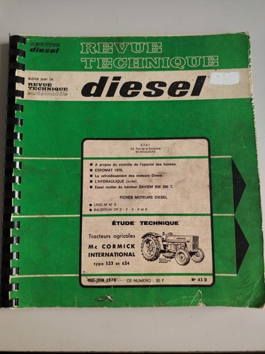 Revue technique tracteur - revue,