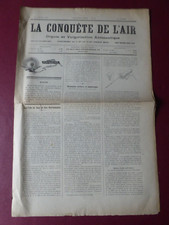 LA CONQUETE AIR 1905 2 GAZ AERONAUTE BALLON OVOIDE CERF-VOLANT KITE GODARD NADAR