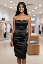 Superbe robe bustier noire