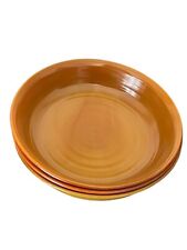 ANCIEN ARCOPAL VOLCAN LOT DE 3 ASSIETTES CREUSES SOUPE 19 CM PLAT DE SERVICE