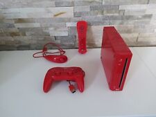 Console NINTENDO WII rouge 25 eme anniversaire complet