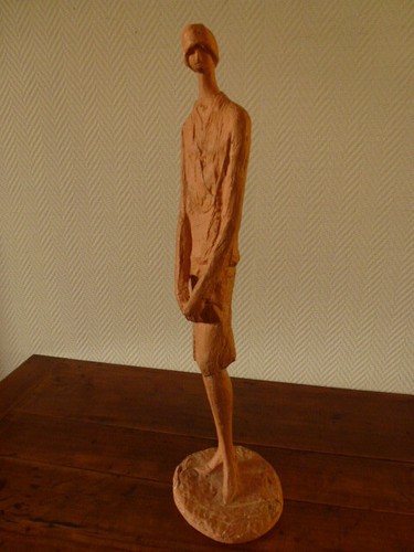 Statue art déco flapper par - art,