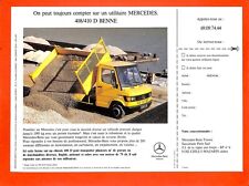 MERCEDES  TRUCKS / PROSPECTUS / 408 / 410 D BENNE