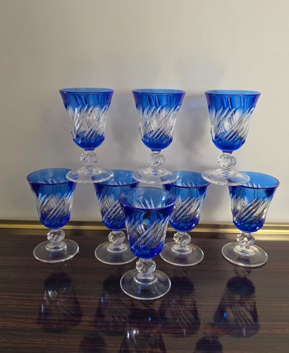Verres cristal couleur - verres,