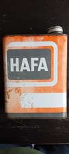 Ancien bidon huile HAFA orange