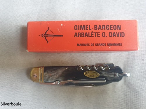 Couteau pliant ancien bargeon - couteau,