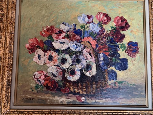 Tableau huile signé pierre - huile,