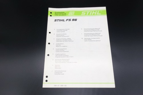 Stihl débrousailleuse fs96 - stihl,