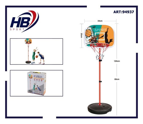 Panier basket sur pied - sur, pour