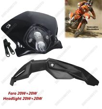 PHARE DUKE NOIR ET GARDERAIL POUR YAMAHA TT XT YZF WR WRF SM 450 250 125