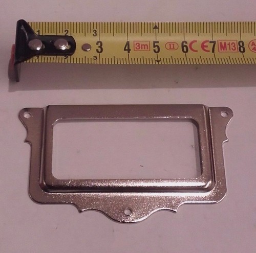 Porte étiquette acier - porte-étiquette,