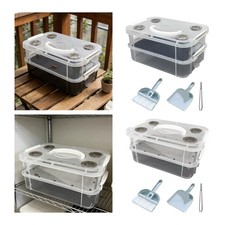 Boîte d'élevage de de farine