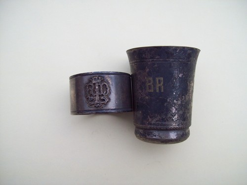 Ancien rond serviette - ancien,
